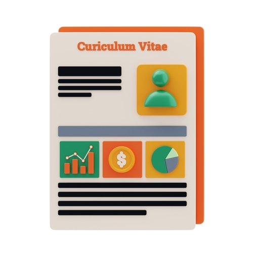 CV Formatting & Compliance service icon – document with CV label and checkmark